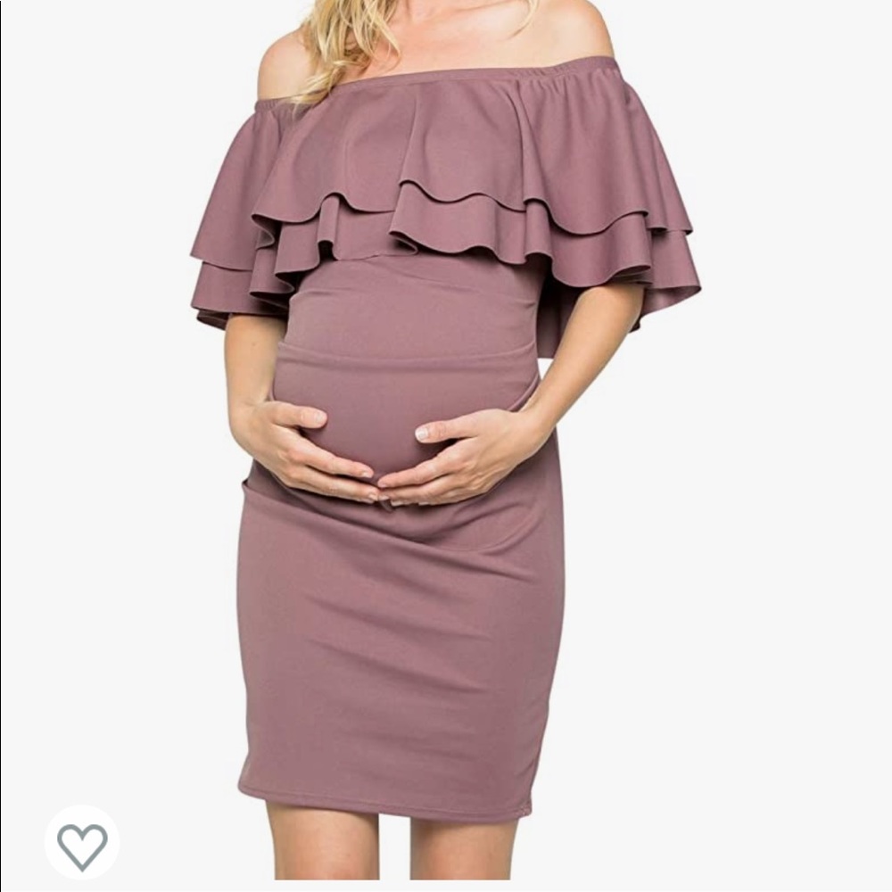 My Bump Ruffle Maternity Dress